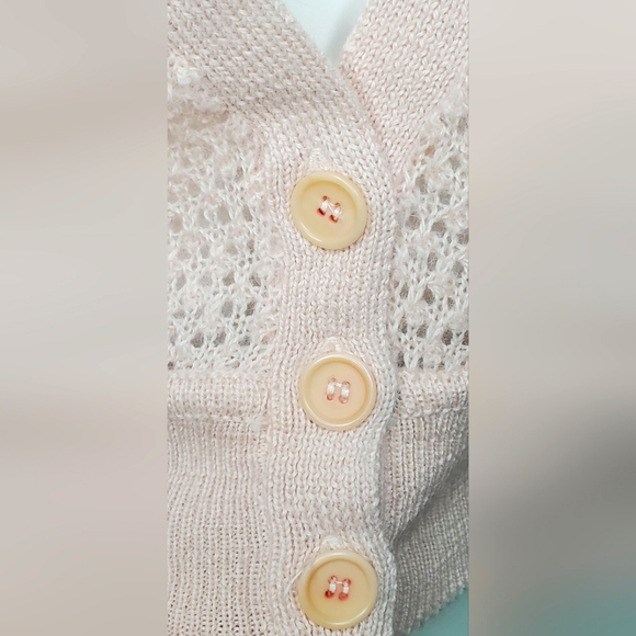 Catherine Malandrino Size M Pink Knit Sweater - Picture 7 of 8